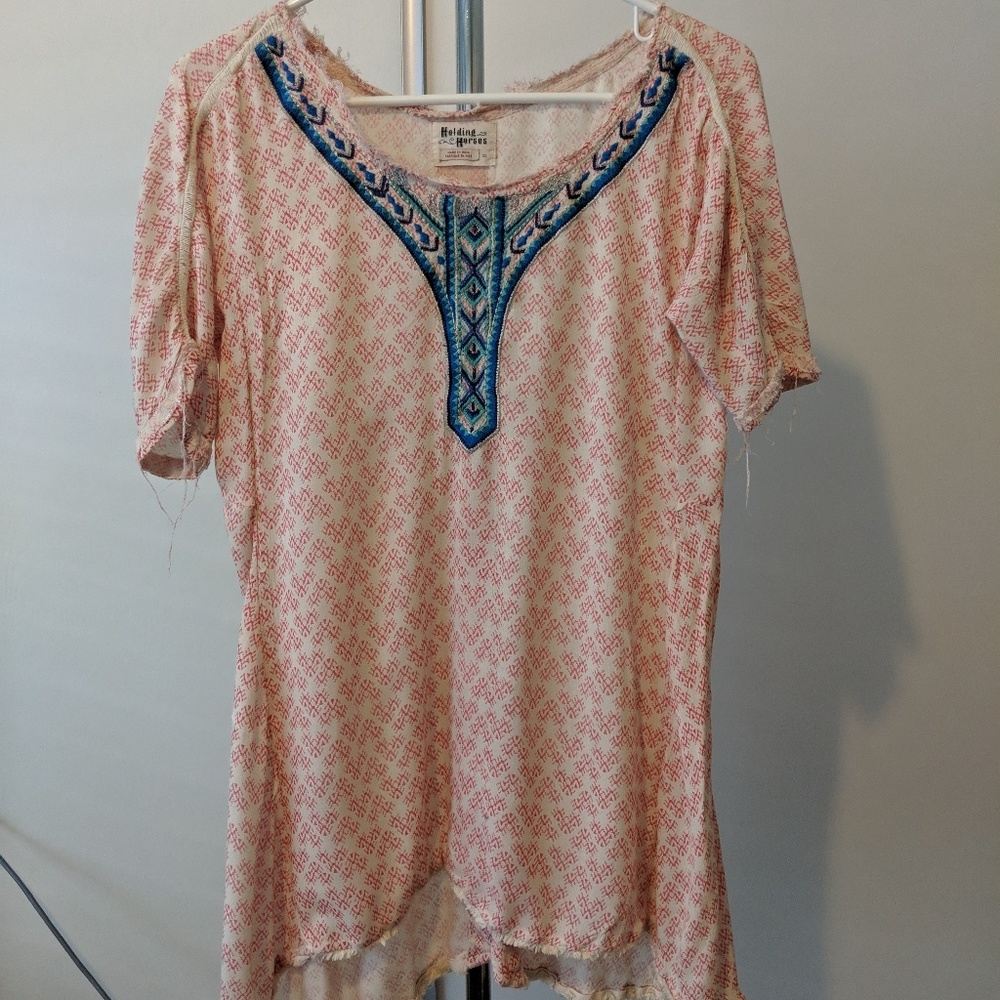 Riding Horse Anthropologie Shirt